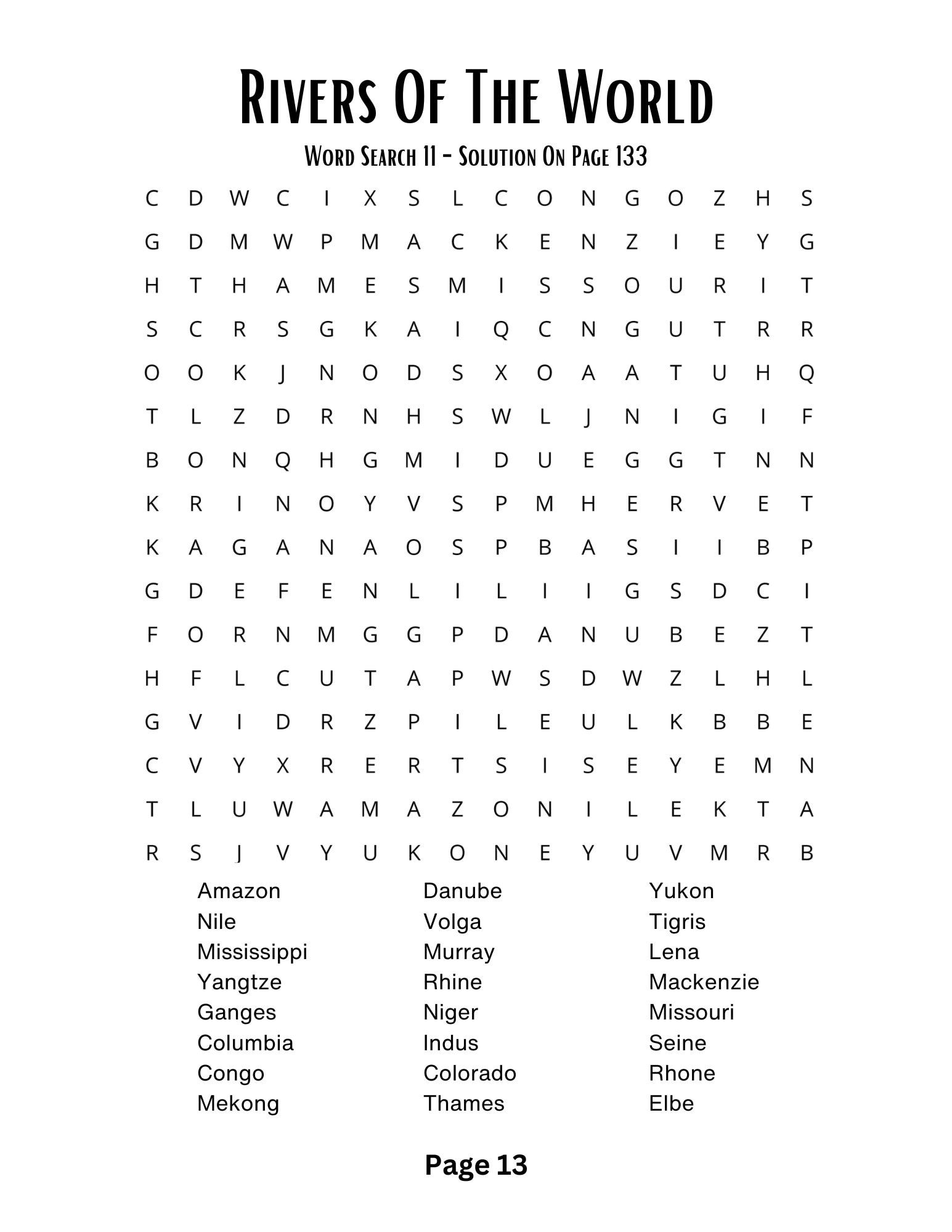 Fun Relaxing Large Print Word Search Puzzles For Adults And Seniors Digital Download Etsy