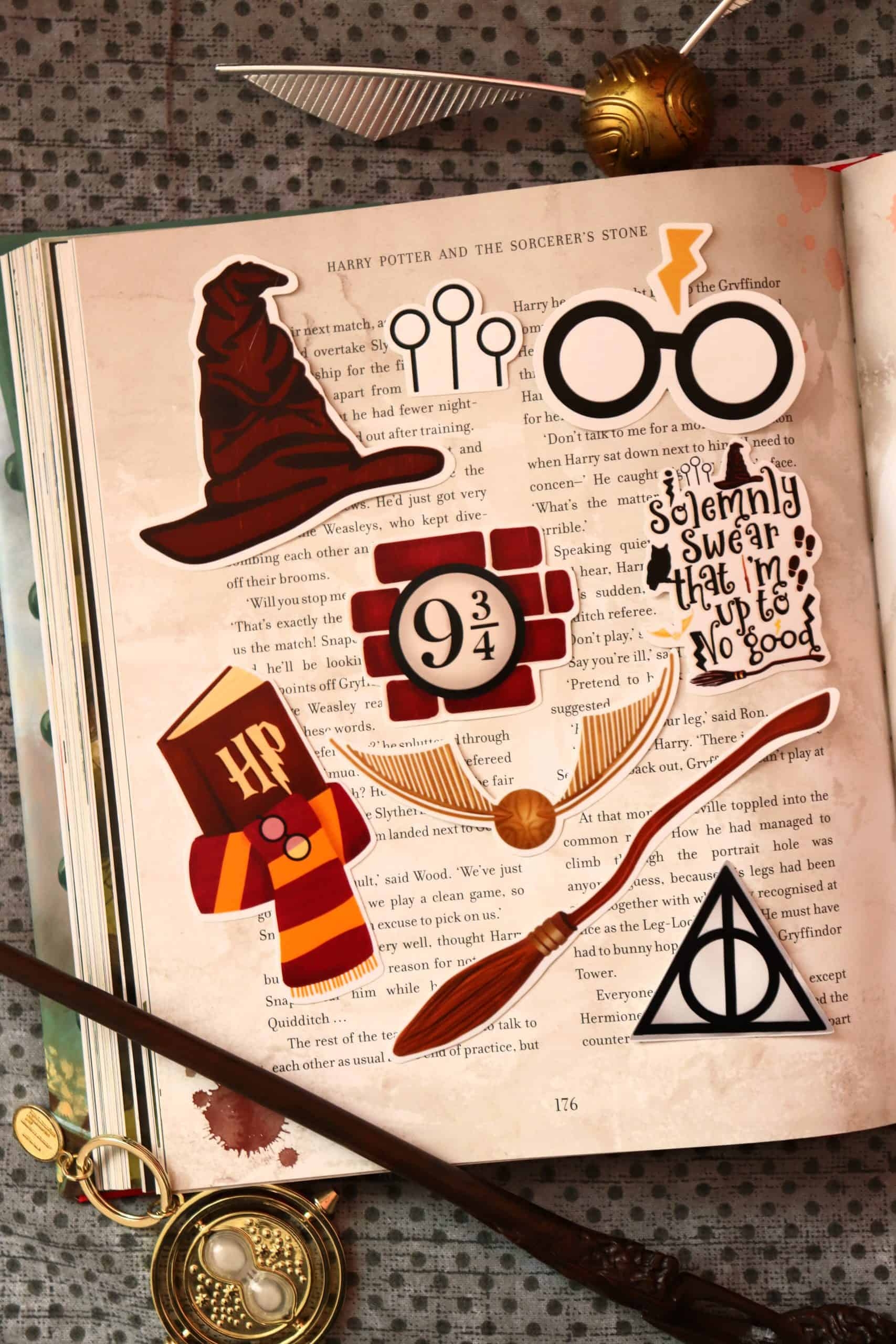 Harry Potter Sticker Set A Girl And A Glue Gun Harry Potter Sticker Set A Girl And A Glue Gun