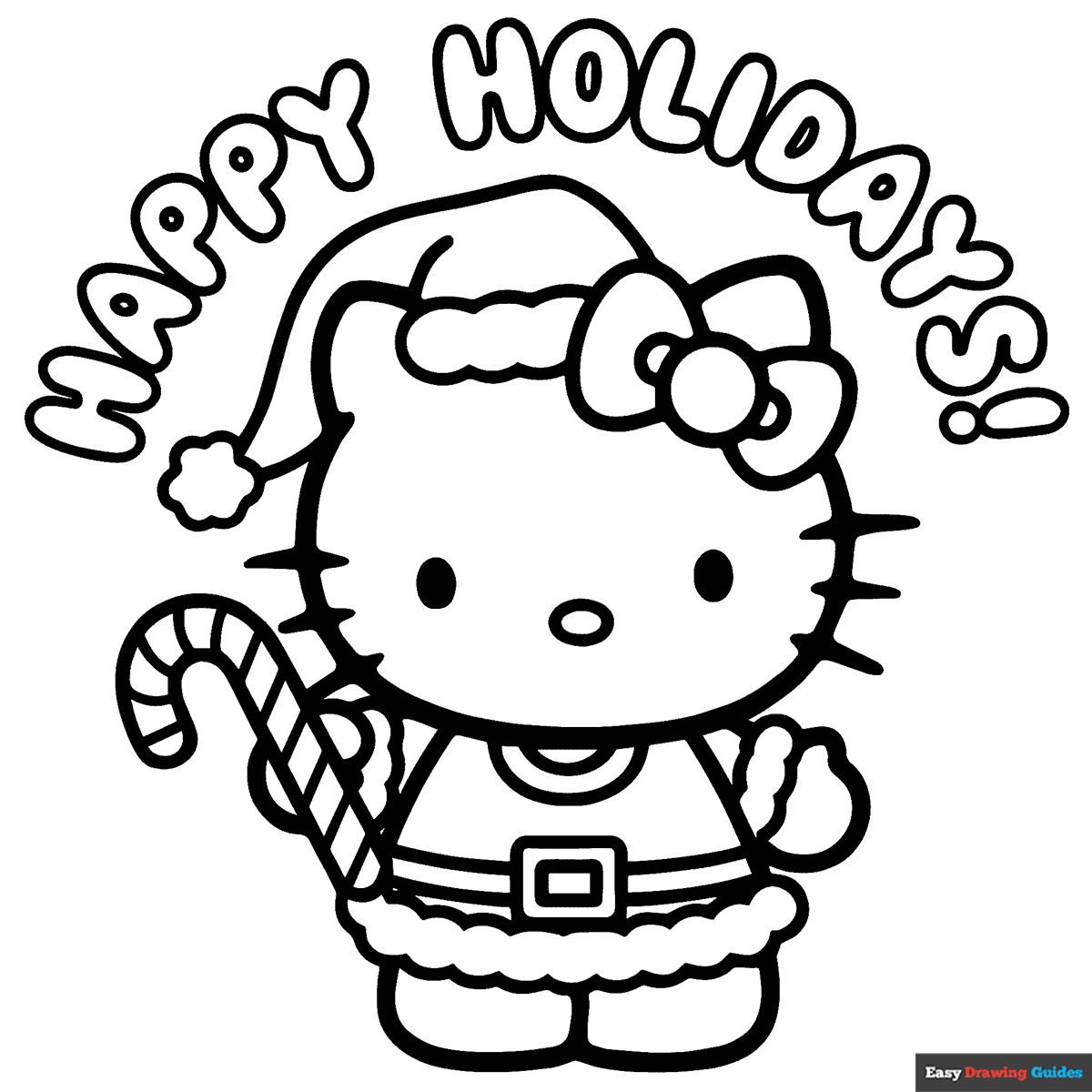 kitty printable coloring pages