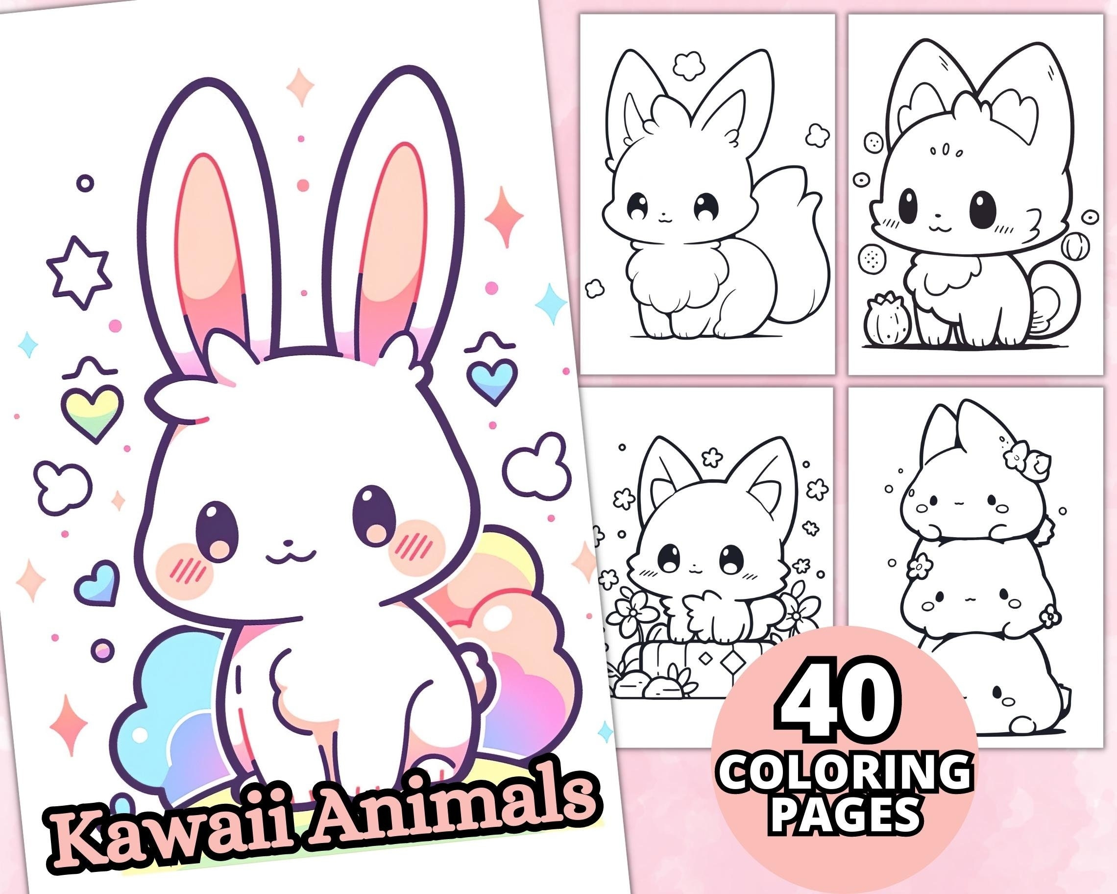 kawaii printable coloring pages
