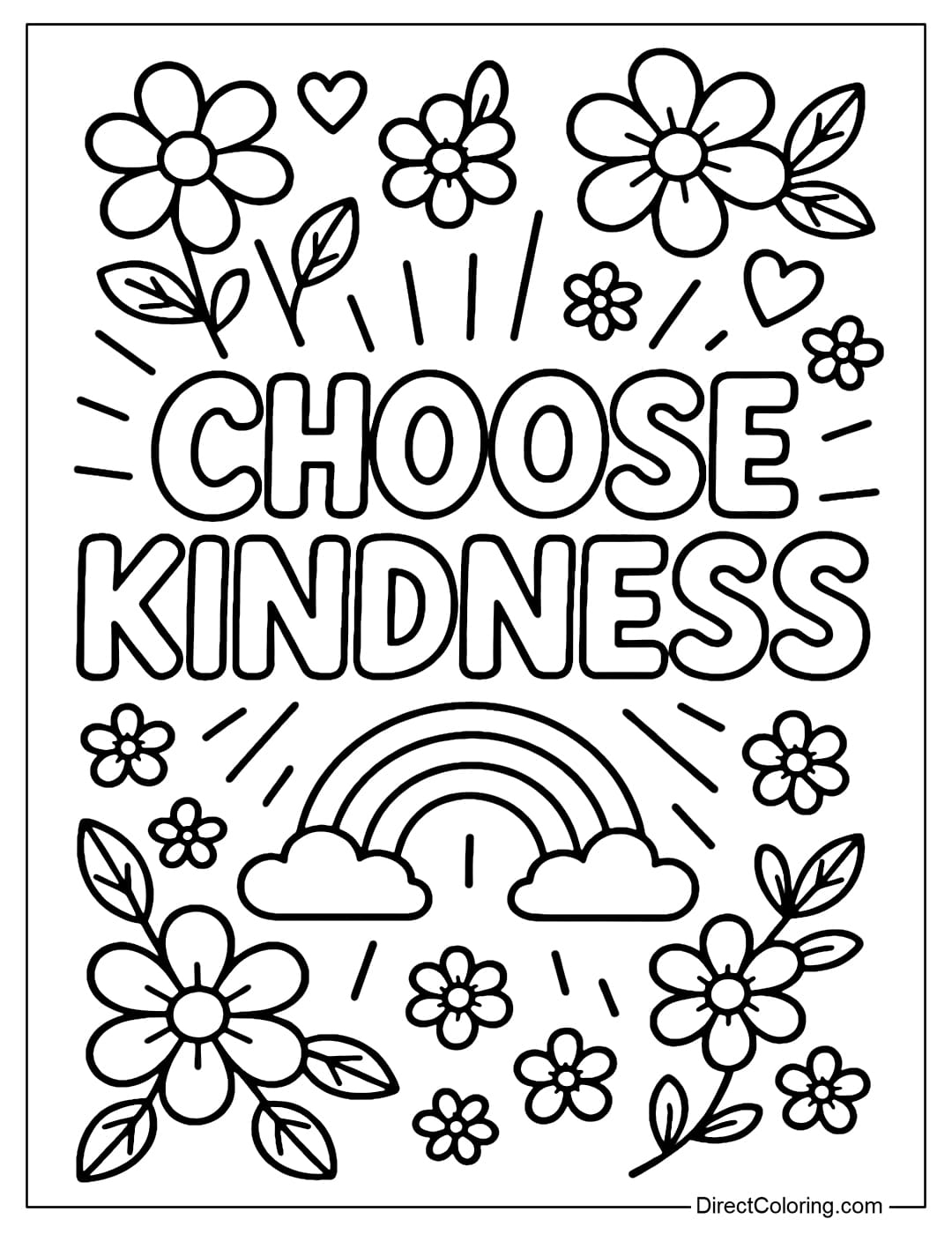 Kindness Coloring Pages Free PDF To Download And Print Kindness Coloring Pages Free PDF To Download And Print