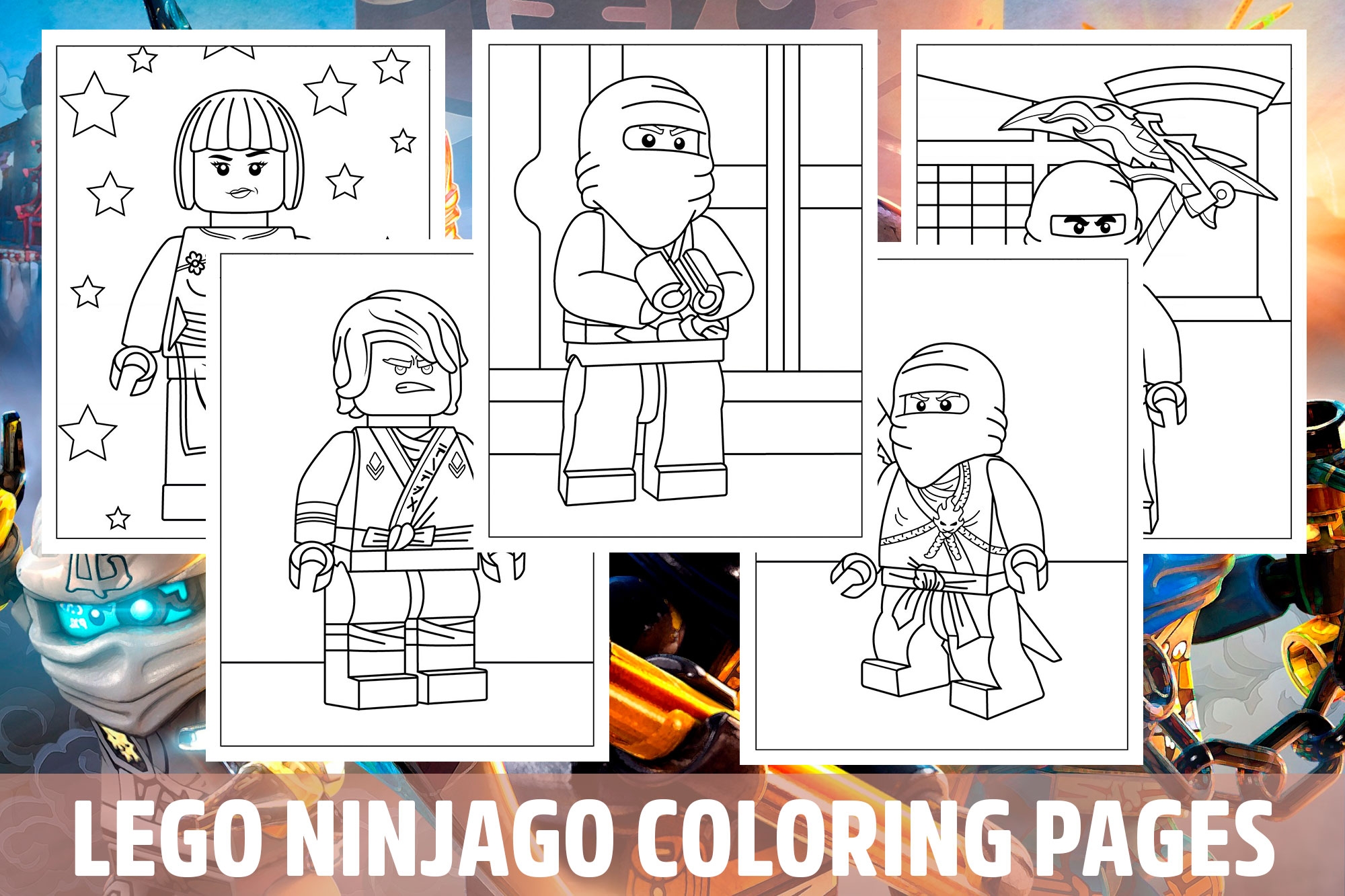 ninjago printable pages