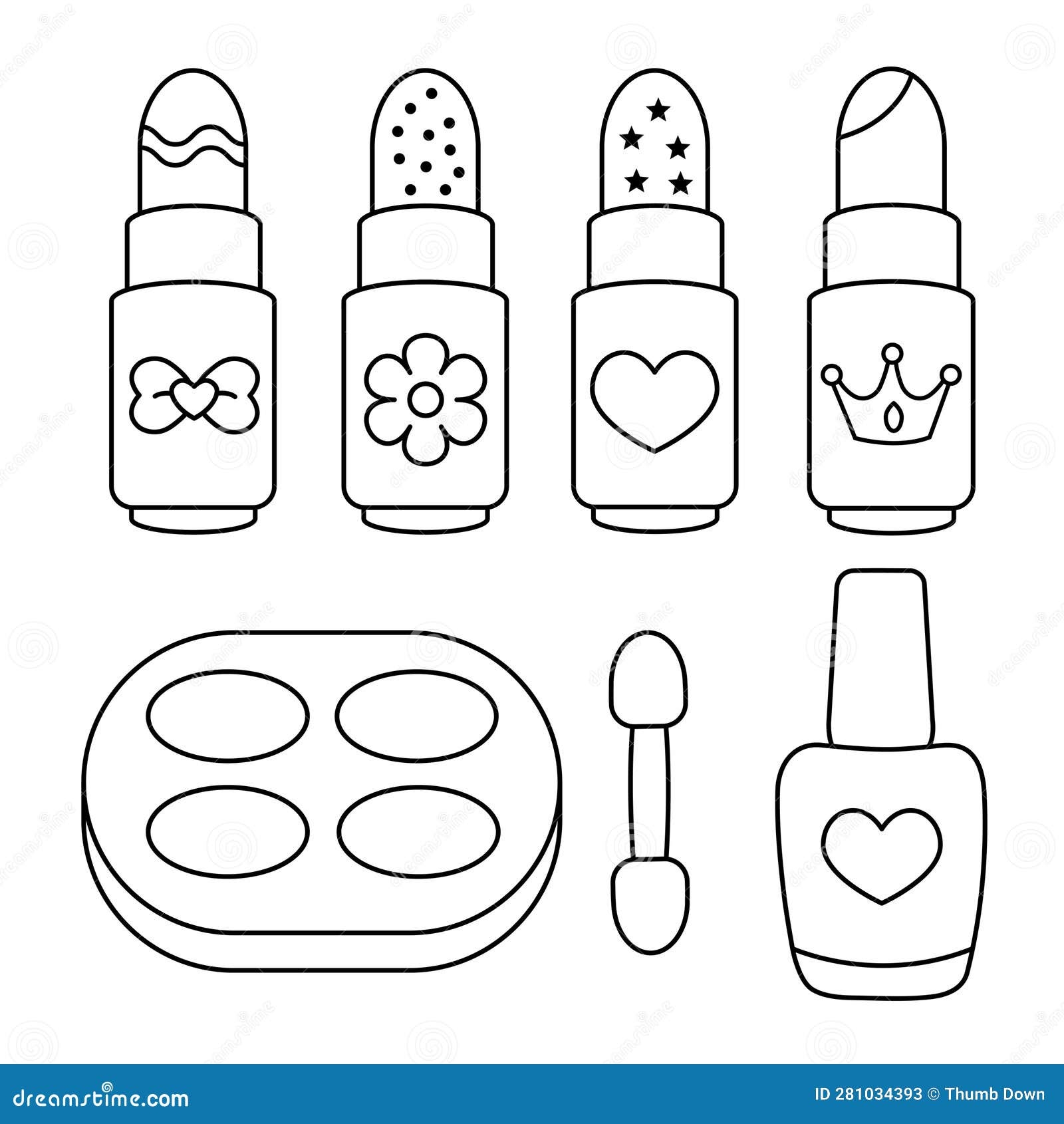 Makeup Coloring Pages Stock Illustrations 69 Makeup Coloring Pages Stock Illustrations Vectors Clipart Dreamstime
