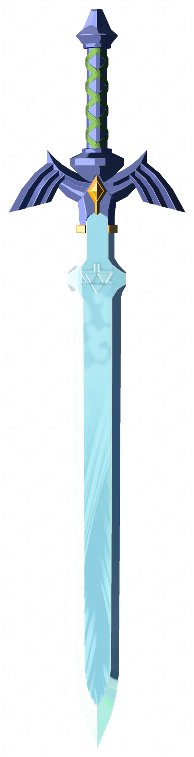 link master sword colored printable template