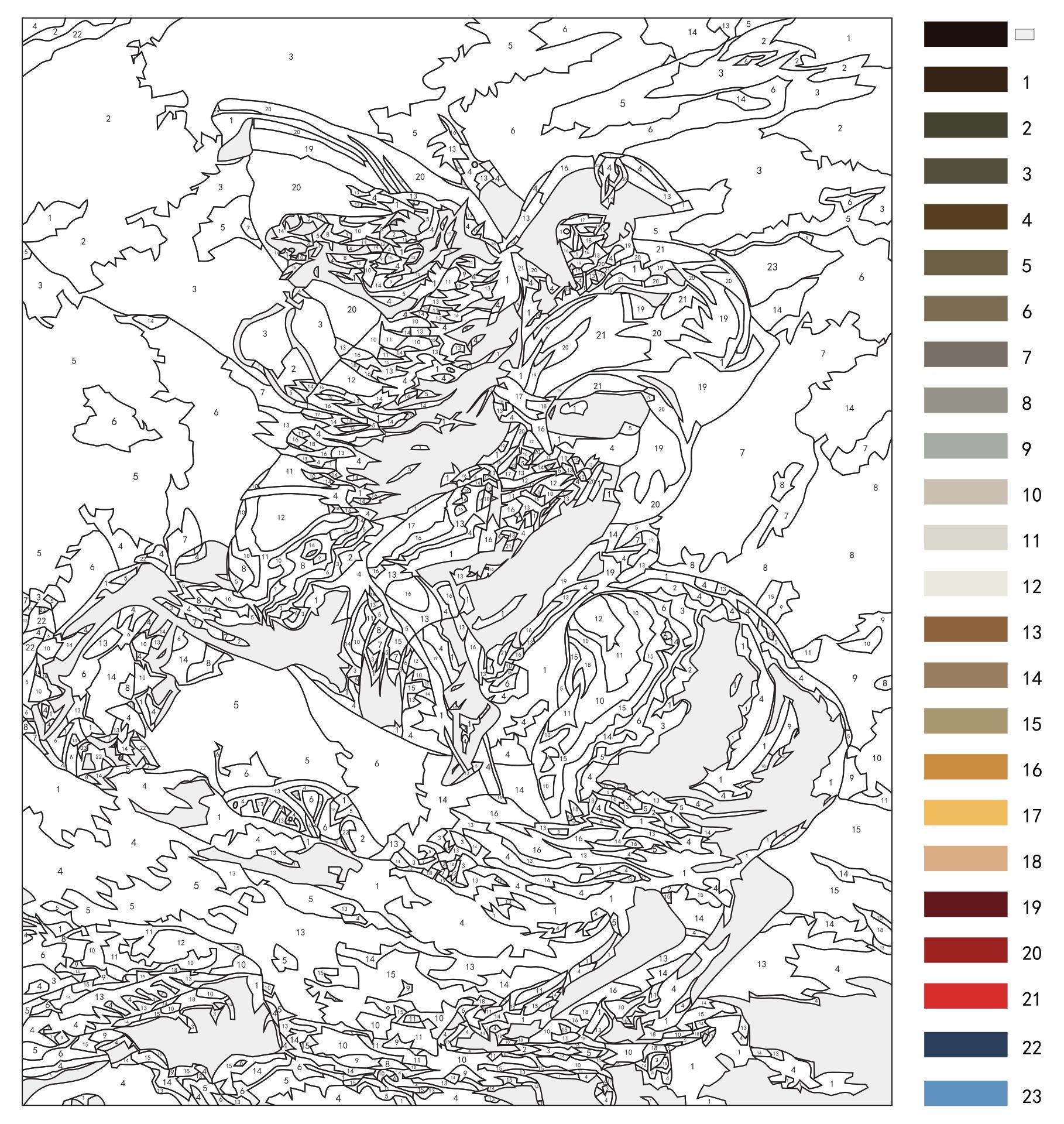 Paint By Number Templates 20 Free PDF Printables Printablee Paint By Number Templates 20 Free PDF Printables Printablee