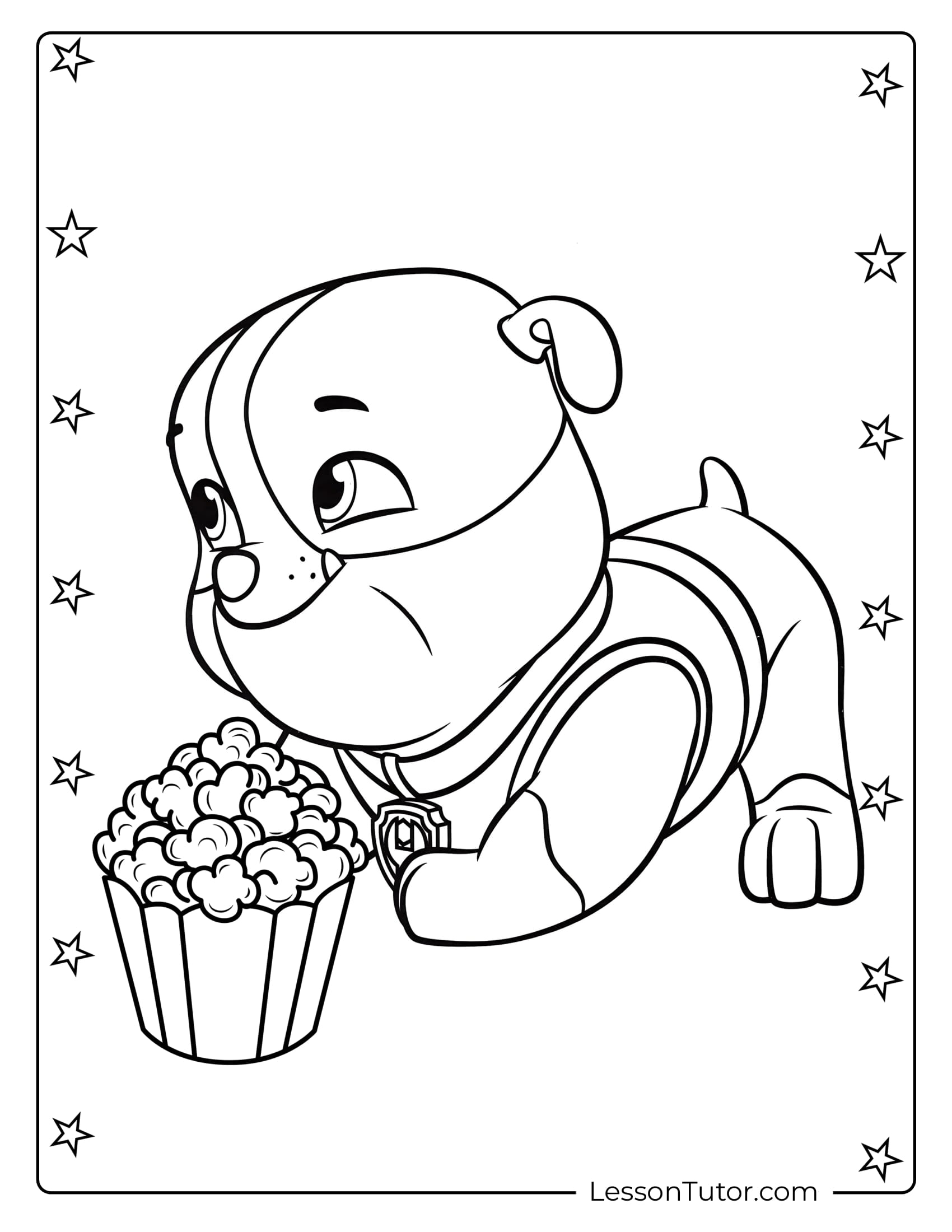 coloring pages paw patrol printable