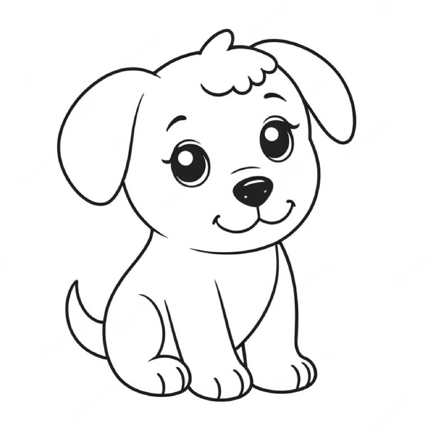 dog printable coloring pages