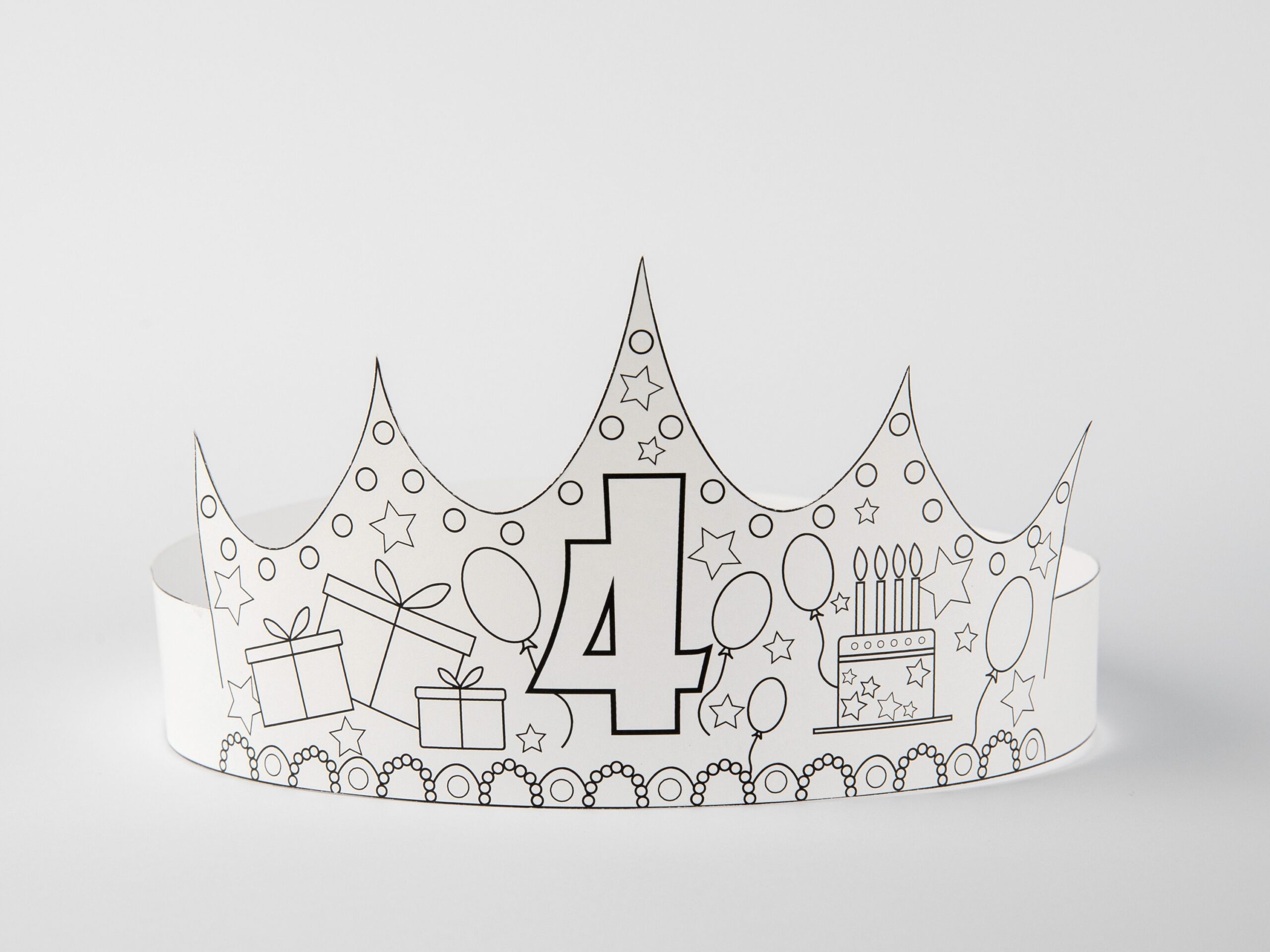 birthday crown printable