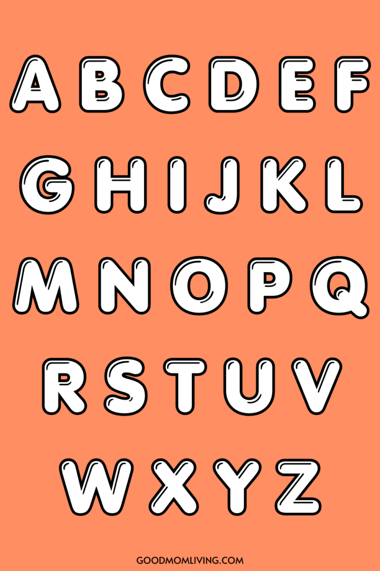 printable bubble letters of the alphabet