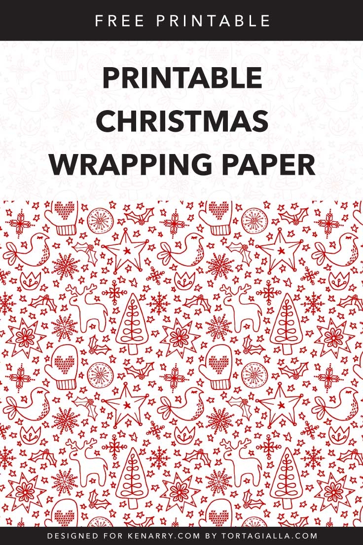 printable wrapping paper