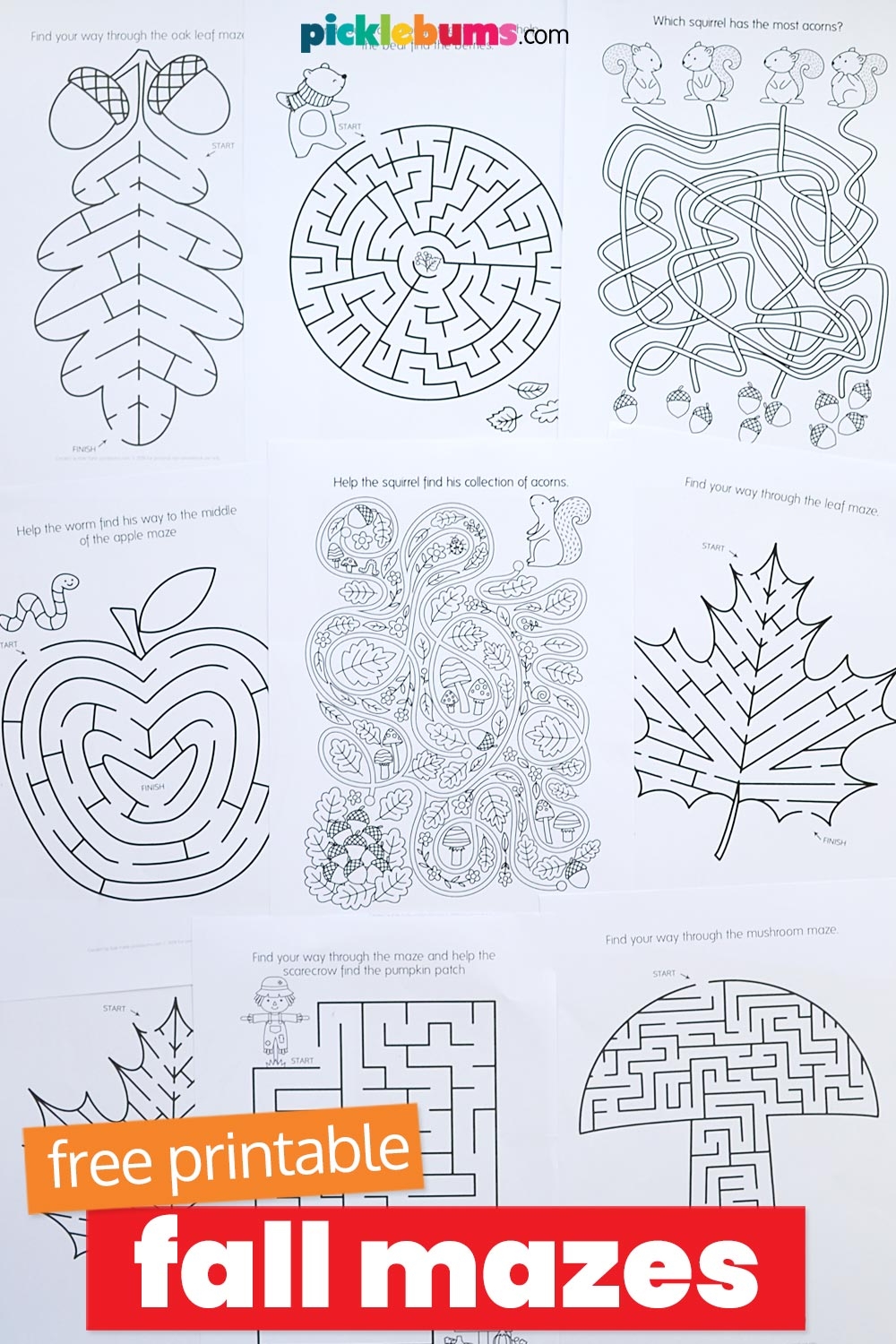 printable mazes for kids
