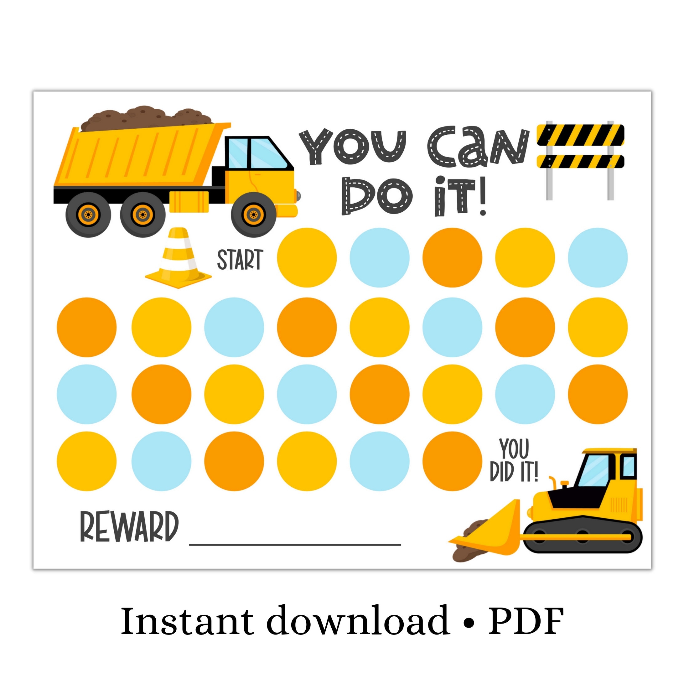 potty training sticker chart printable