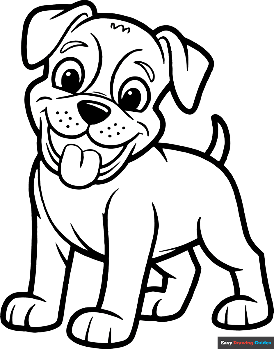 printable dog coloring sheets