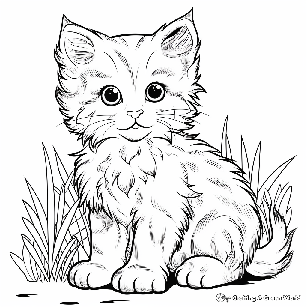 printable kitten coloring pages