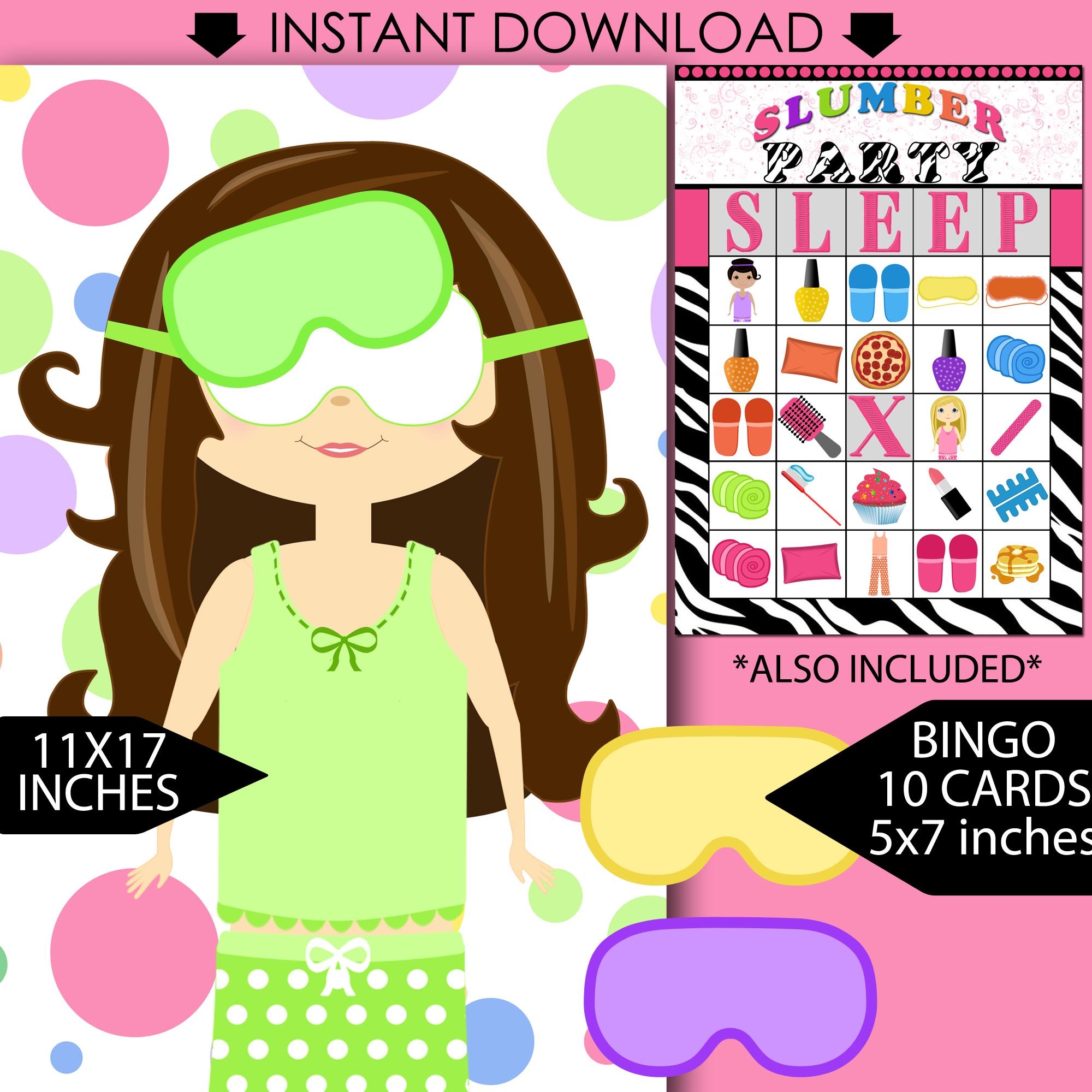 dress up printable sleep over dress up printable sleep over