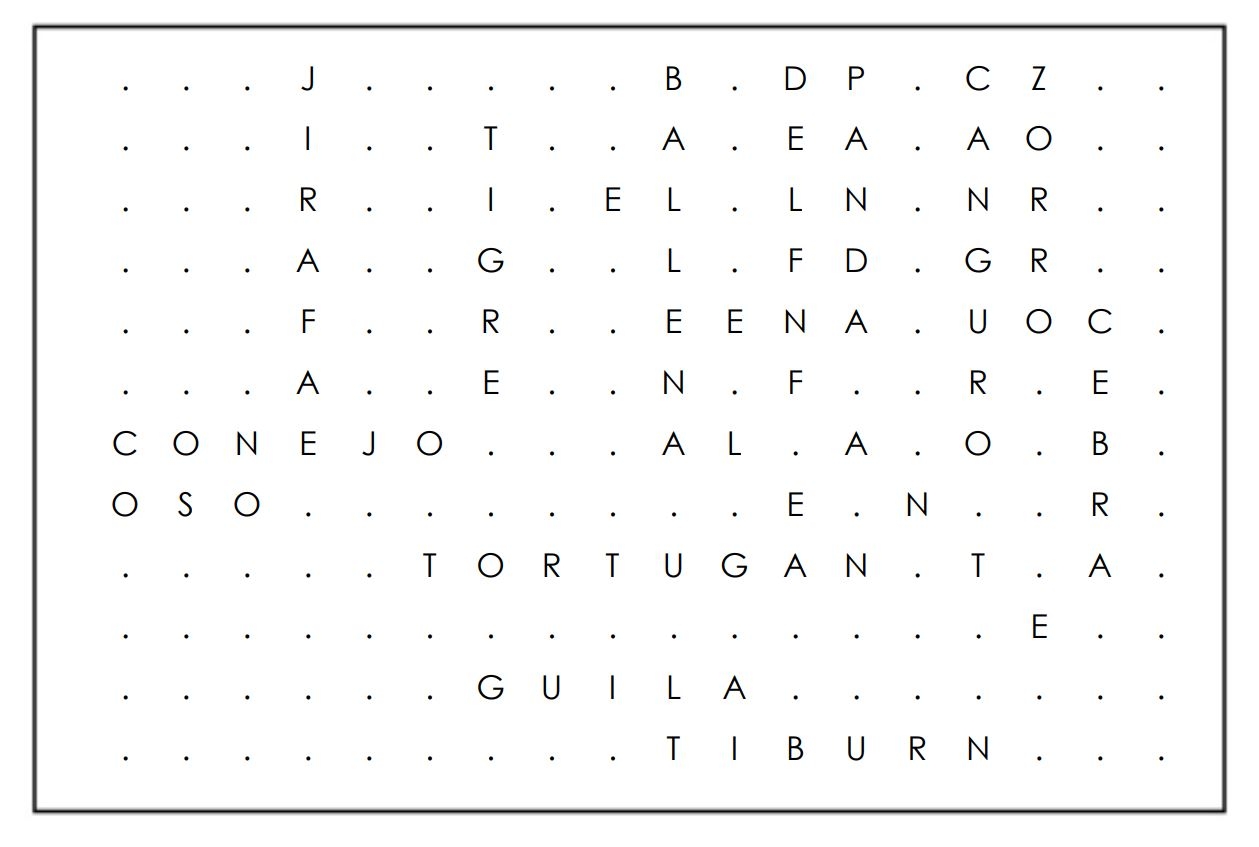Spanish Word Search Printable PDF 100 Free Animals SpanishForNoobs
