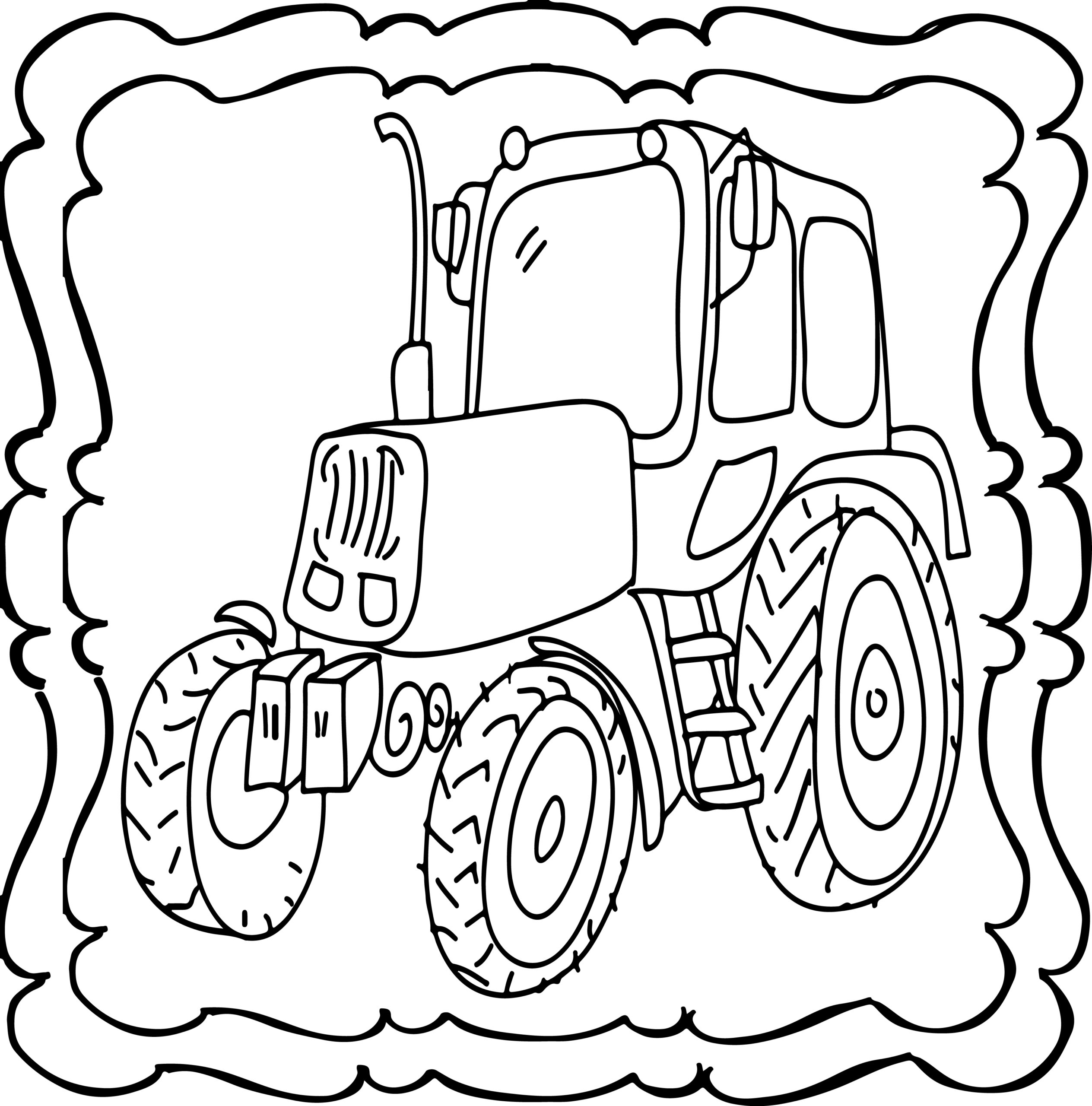 tractor printable coloring pages