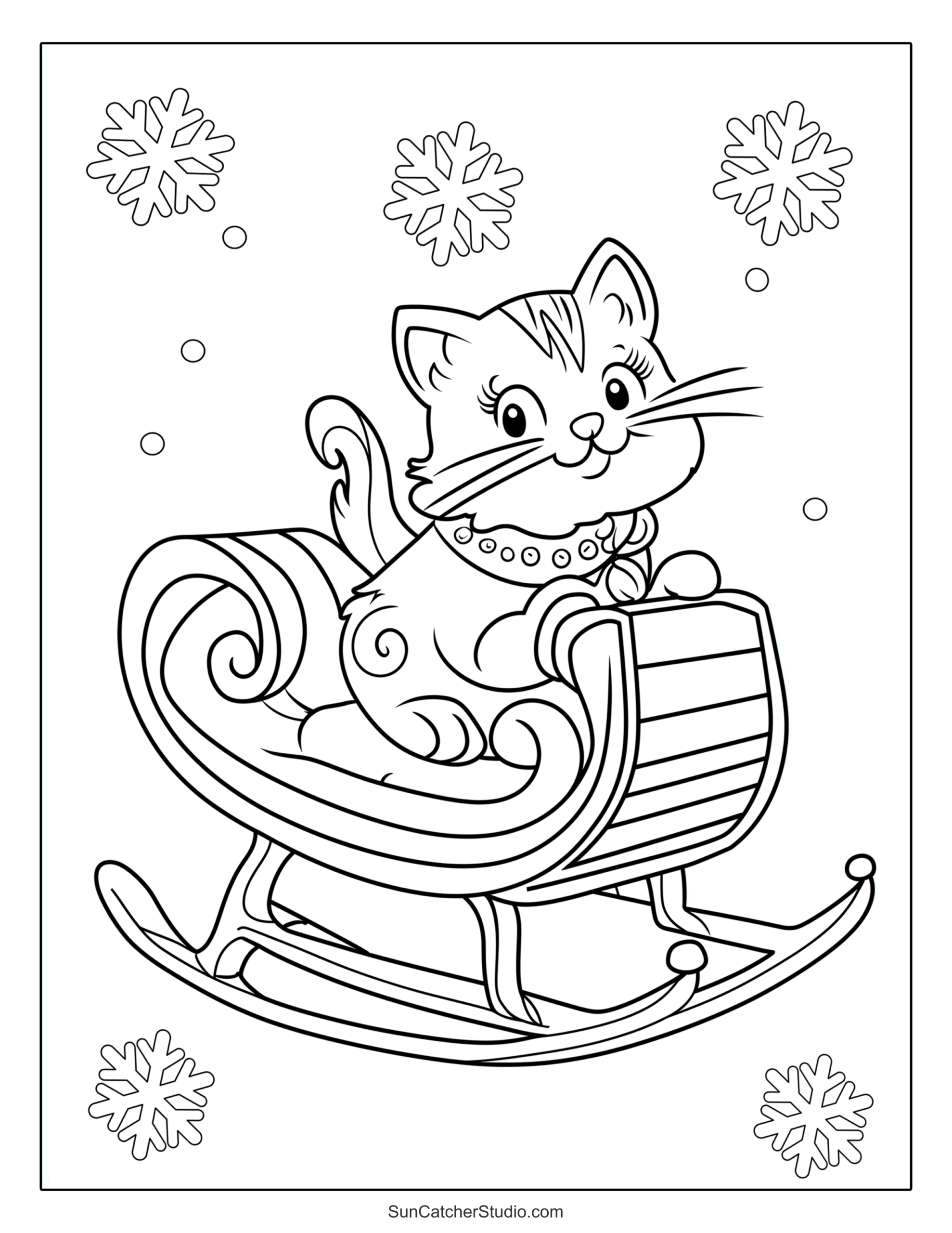 winter coloring pages free printable